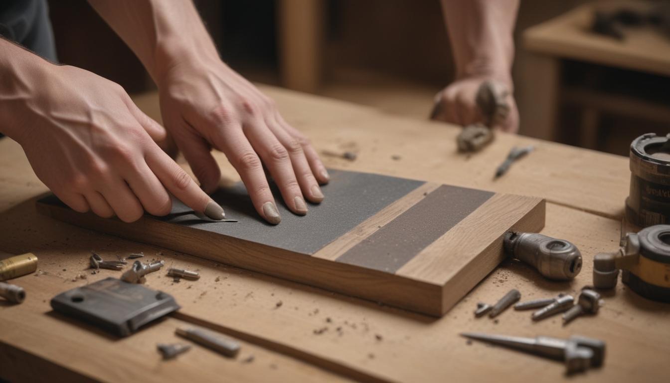 Decorated wooden shelf with potted plants, books, and LED strip lighting