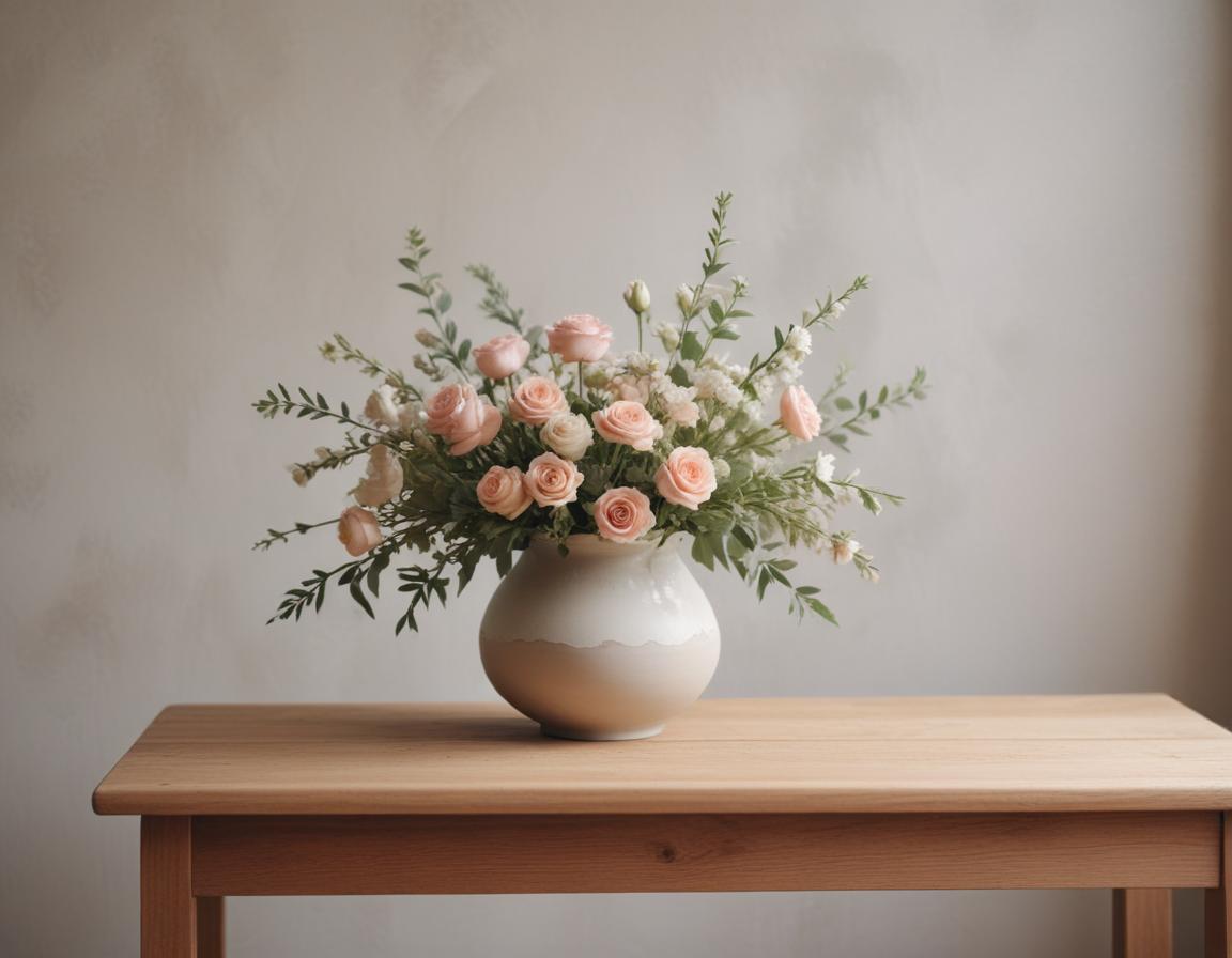 Beautifully refinished chair next to a reclaimed wood table adorned with upcycled mason jars filled with flowers