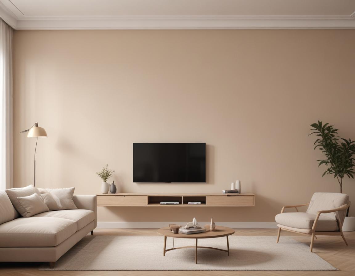 A person confidently installing a shiplap board to a wall, with a nail gun mid-action, spacers clearly visible between the boards.