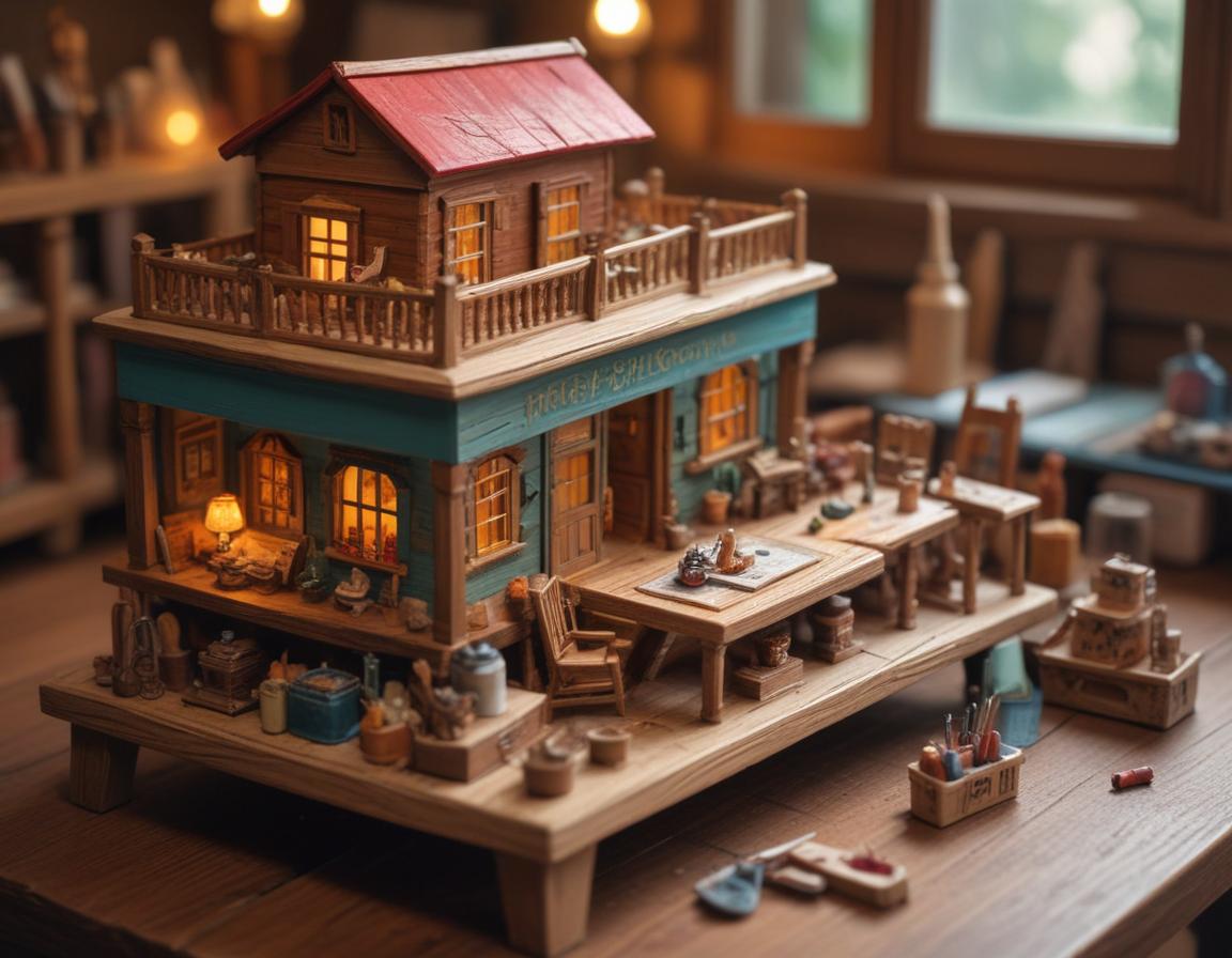 Air-dry clay vase and tools