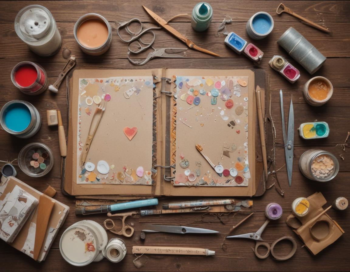 DIY planner and journal for keeping organized